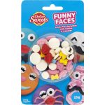 Dollar Sweets Funny Faces Cake Decoration Candy 25g
