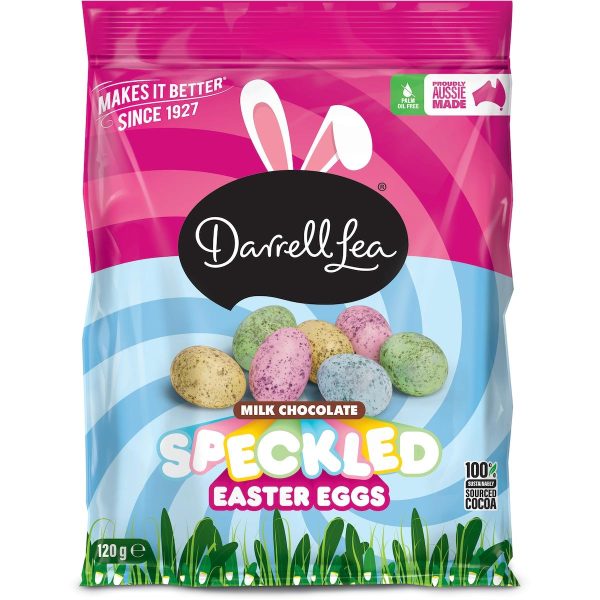 Darrell Lea Milk Chocolate Speckled Easter Eggs 120g