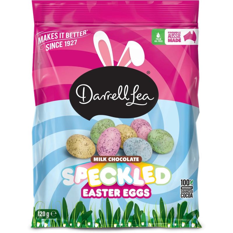 Darrell Lea Milk Chocolate Speckled Easter Eggs 120g