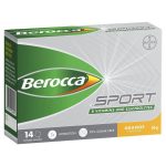 Berocca Sports Vitamins and Electrolytes Orange Effervescent Sachets 14 Pack