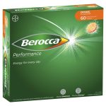 Berocca Energy Vitamin Orange Effervescent Tablets 60 Pack