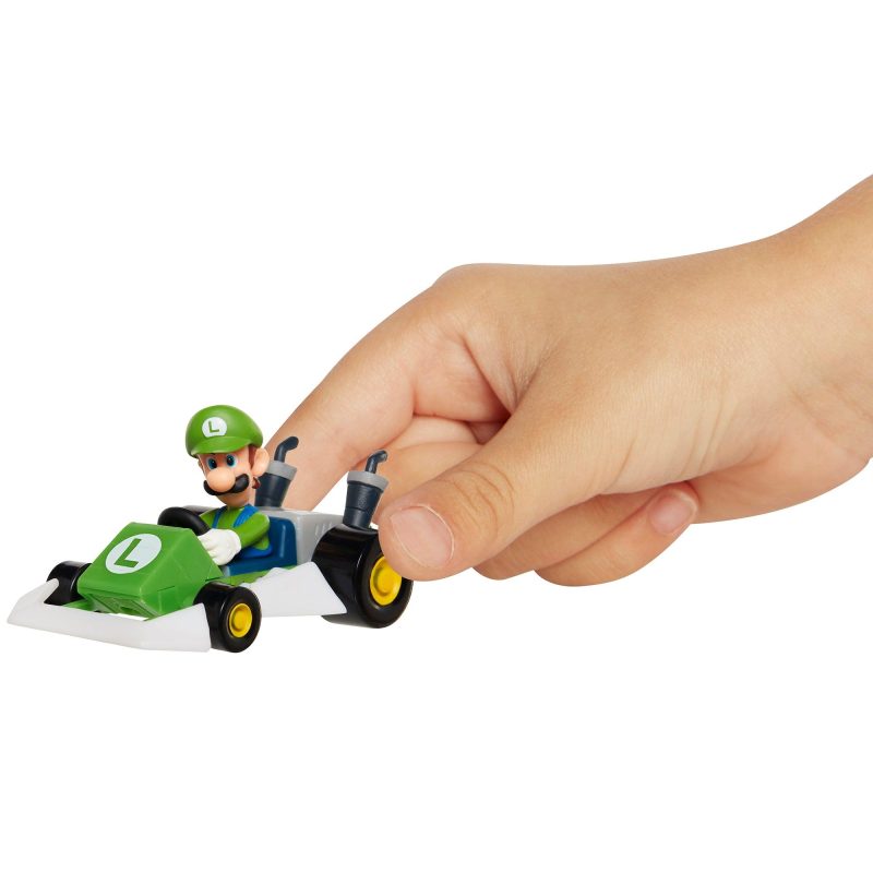 Nintendo Super Mario Luigi Kart Racer Diecast Car