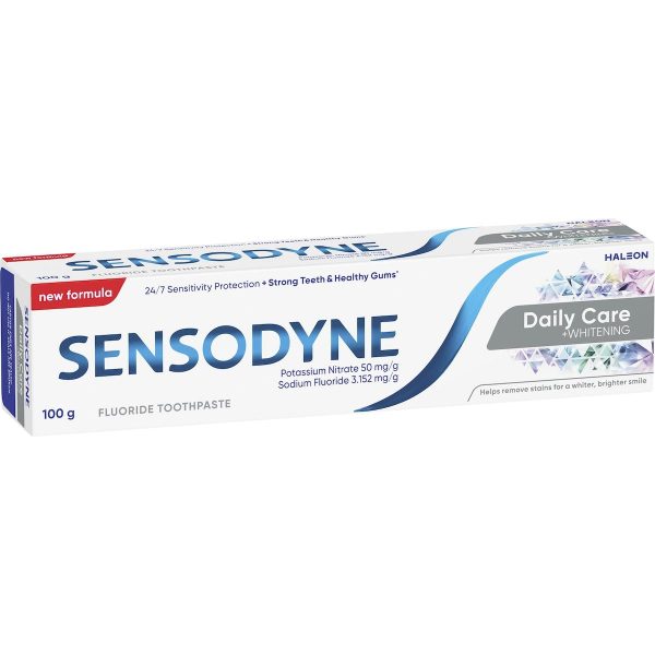 Sensodyne Daily Care Whitening Fluoride Toothpaste 100g