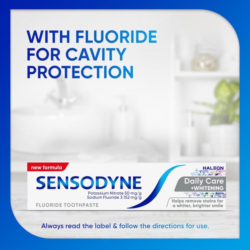 Sensodyne Daily Care Whitening Fluoride Toothpaste 100g