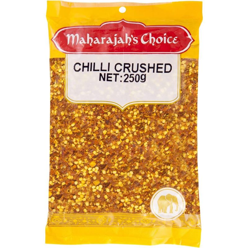 Maharajahs Choice Crushed Chilli Powder Seasoning Bag 250g