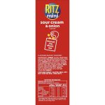 Nabisco Ritz Mini Sour Cream & Onion Crackers Biscuits Pack 155g
