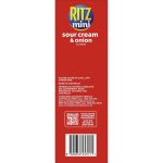 Nabisco Ritz Mini Sour Cream & Onion Crackers Biscuits Pack 155g