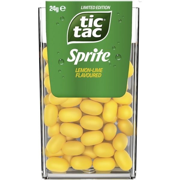 Tic Tac Sprite Lemon Lime Mints Special Limited Edition 24g