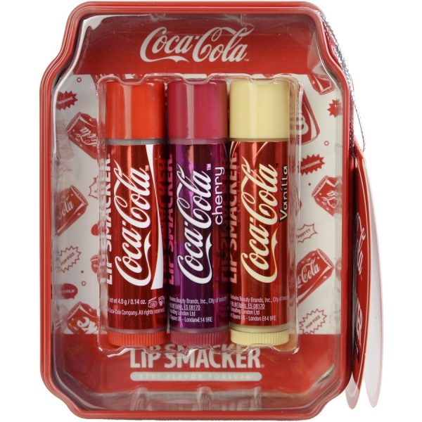 Lip Smacker Coca-Cola Coke 3 Piece Lip Balm Set Special Limited Edition Tin