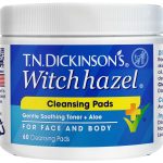 TN Dickinsons Witch Hazel Cleansing Pads 60 Pack