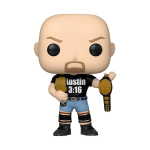 WWE Stone Cold Steve Austin with Two Championship Belts Pop! Vinyl