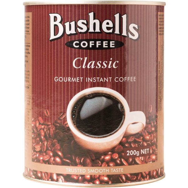 Bushells Coffee Classic Gourmet Instant Coffee Tub 200g