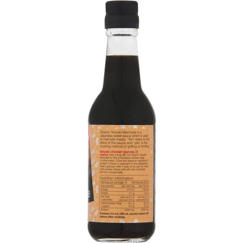 Obento Japanese Teriyaki Marinade Sauce 250ml