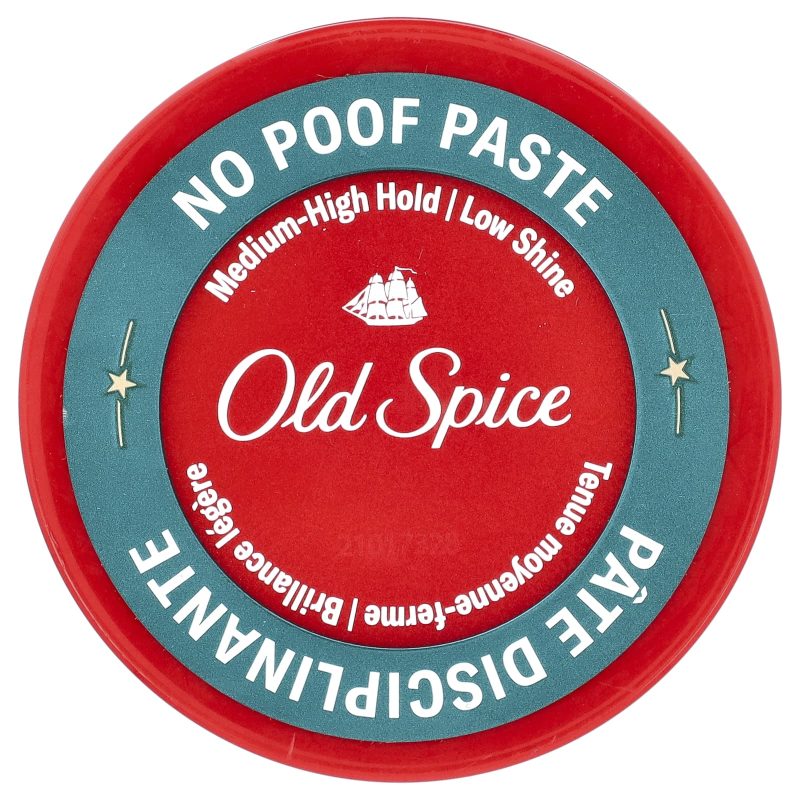 Old Spice Hair Paste Medium High Hold Low Shine 63g