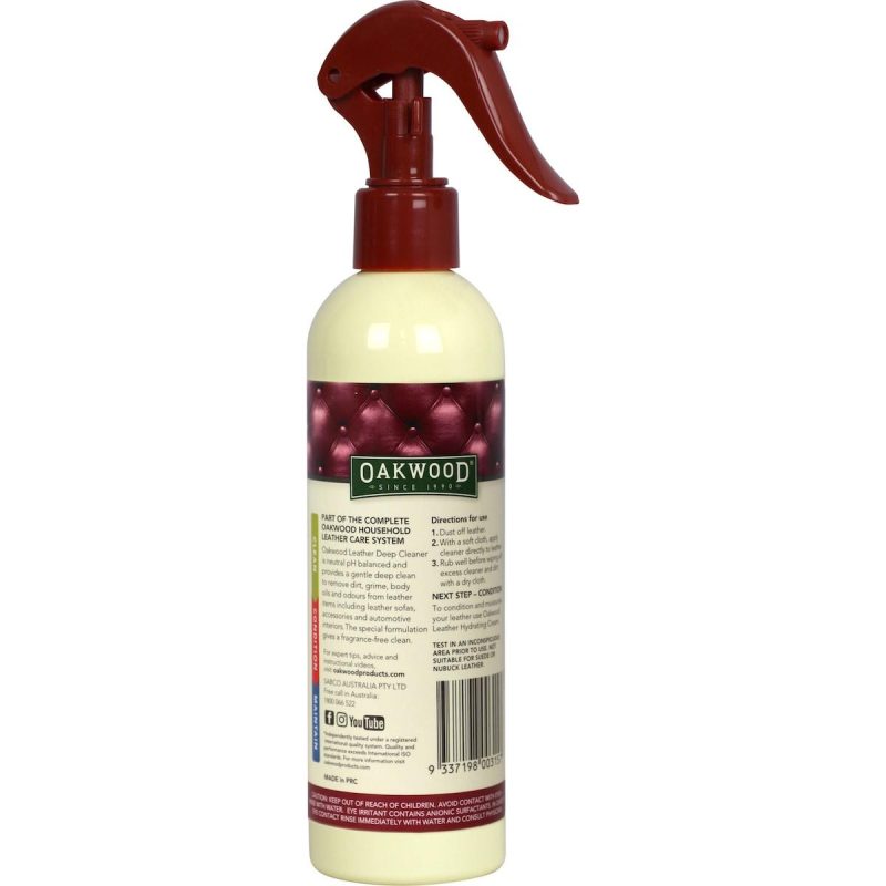 Oakwood Hydrating Leather Deep Cleaner Soap 250ml