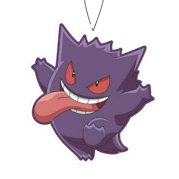 Pokémon Gengar Black Ice Car Air Freshener
