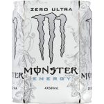 Monster Energy Zero Sugar Ultra Drink Can 500ml X 4 Pack