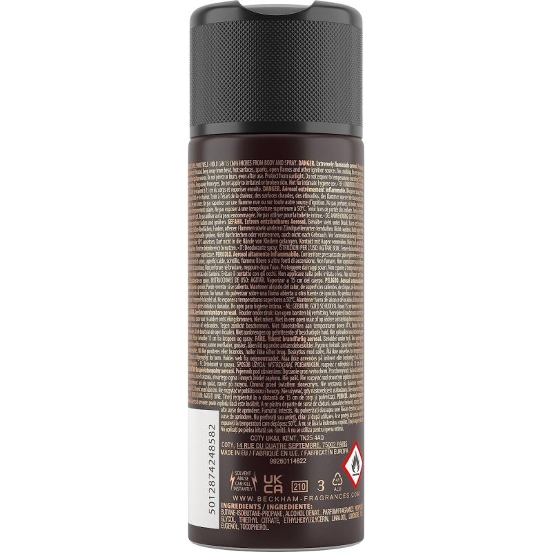 David Beckham Intimately Deodorant Body Spray 150ml