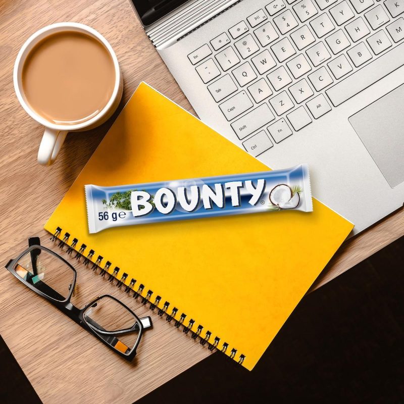 Bounty Coconut Milk Chocolate Bar 50g X 6 Bars