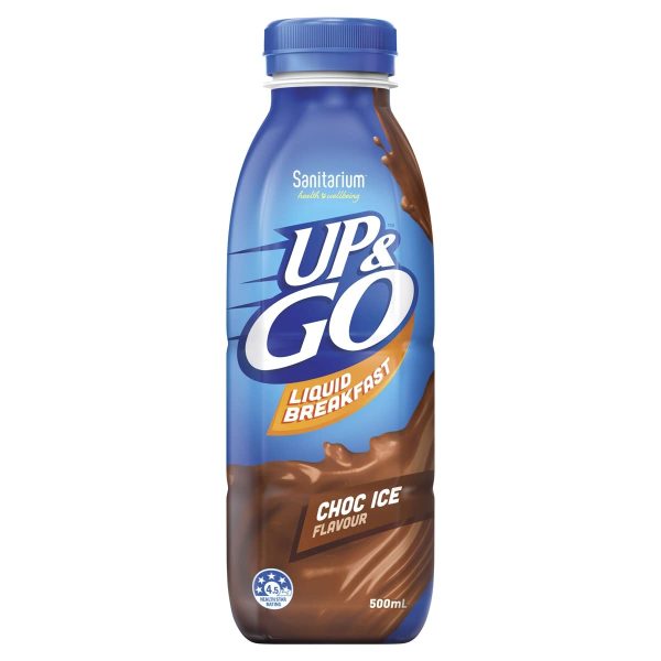 Up & Go Chocolate Milk Liquid Breakfast Bottle 500ml X 6 Bottles