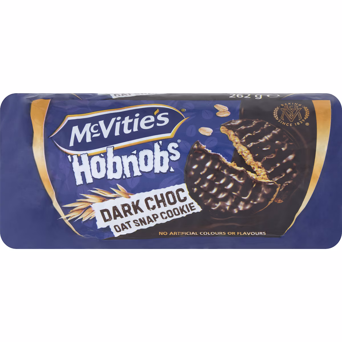 McVities Hobnobs Dark Chocolate Oat Cookies Biscuits 262g