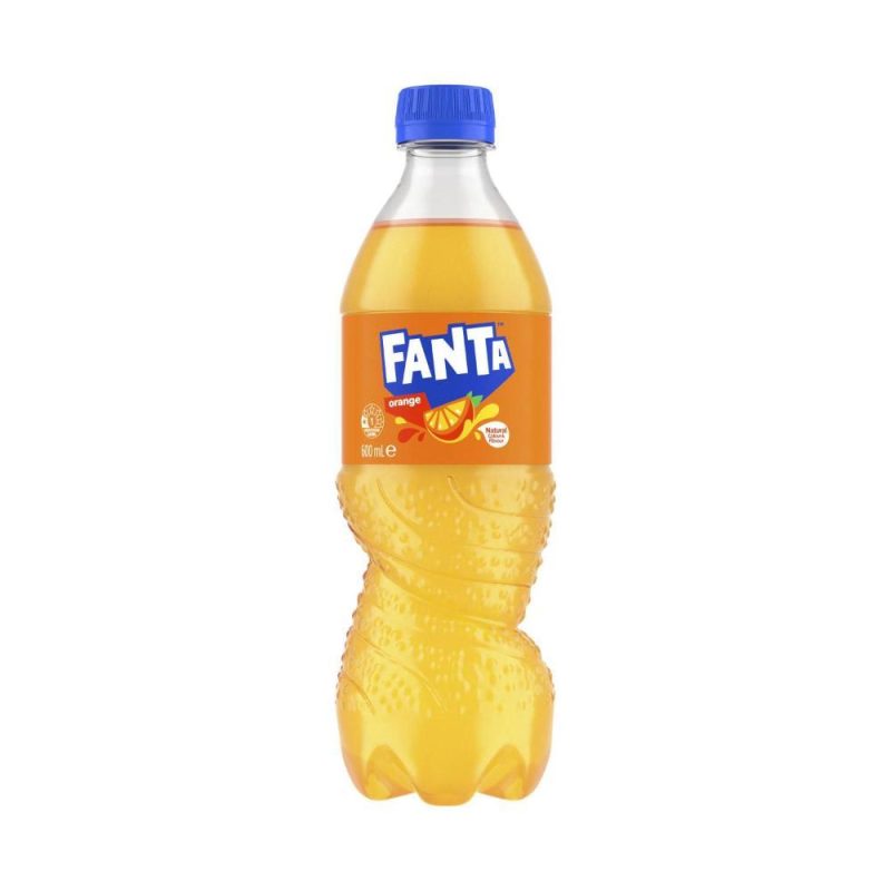 Fanta Orange Soft Drink Bottle 600ml