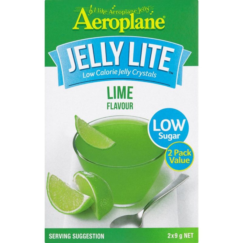Aeroplane Jelly Lite Lime Low Calorie Jelly Powder 18g
