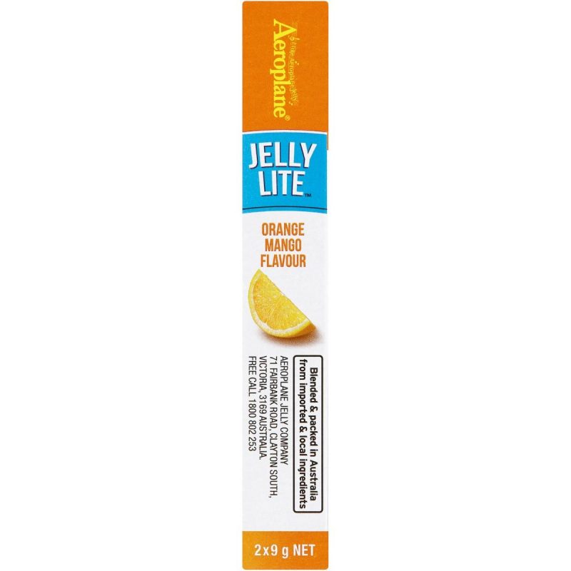 Aeroplane Jelly Lite Orange Mango Low Calorie Jelly Powder 18g