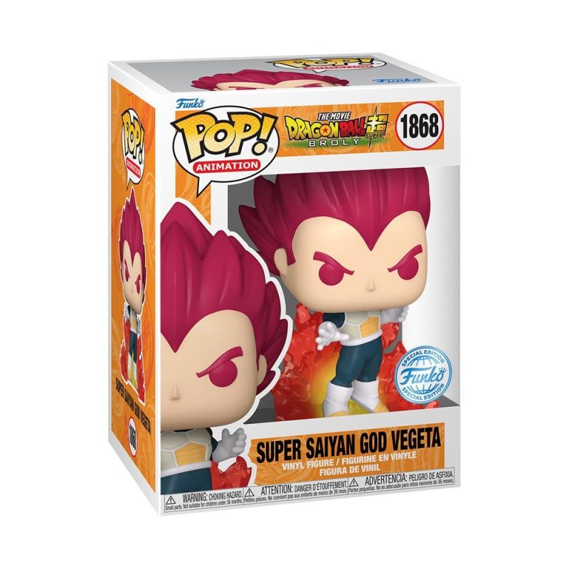 Dragon Ball Super Saiyan God Vegeta Pop! Vinyl #1868