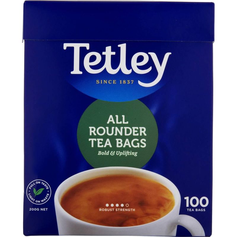 Tetley All Rounder Tea Bags 100 Pack