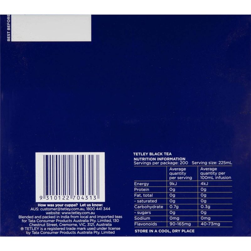 Tetley All Rounder Tea Bags 200 Pack