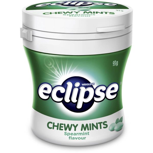 Eclipse Spearmint Chewy Mints Bottle 93g X 6 Bottles