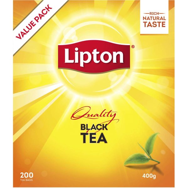 Lipton Black Tea Bags Large Value Pack 200 Pack