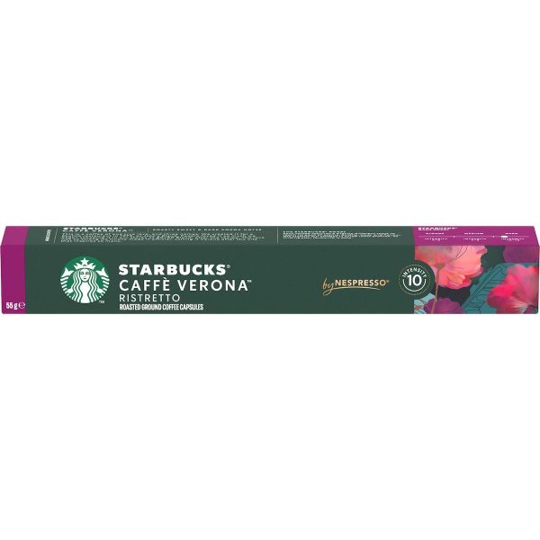 Starbucks Nespresso Caffe Verona Coffee Pods Capsules 10 Pack