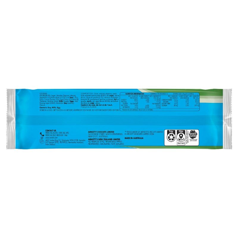 Arnotts Cookies And Cream Gluten Free Biscuits 120g