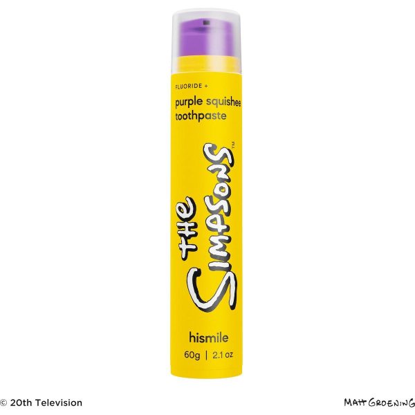 Hismile The Simpsons Toothpaste Purple Squishee 60g