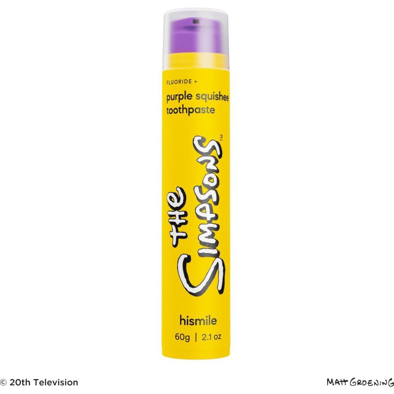 Hismile The Simpsons Toothpaste Purple Squishee 60g