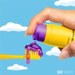 Hismile The Simpsons Toothpaste Purple Squishee 60g