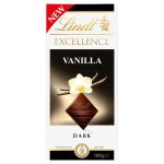 Lindt Excellence Vanilla Dark Chocolate Block 100g