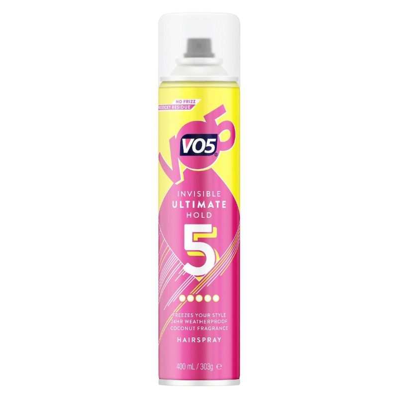 VO5 Invisible Ultimate Hold Hairspray 400mL