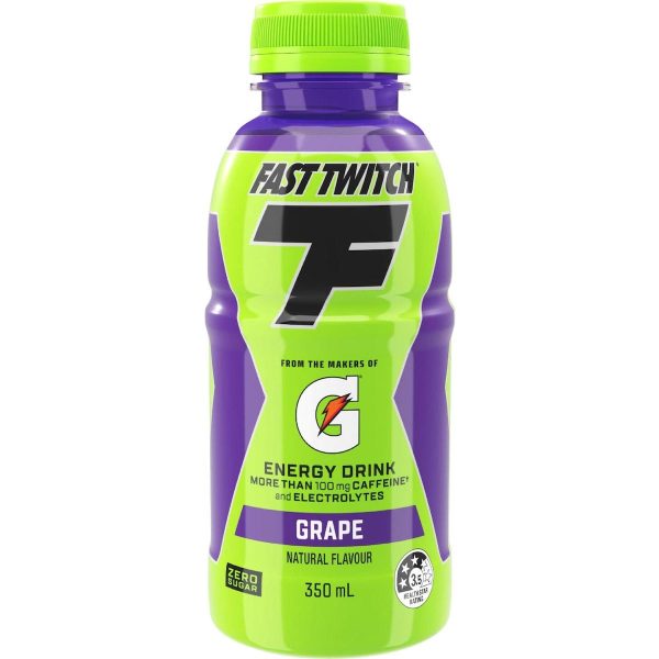 Gatorade Fast Twitch Energy Drink Grape 350ml