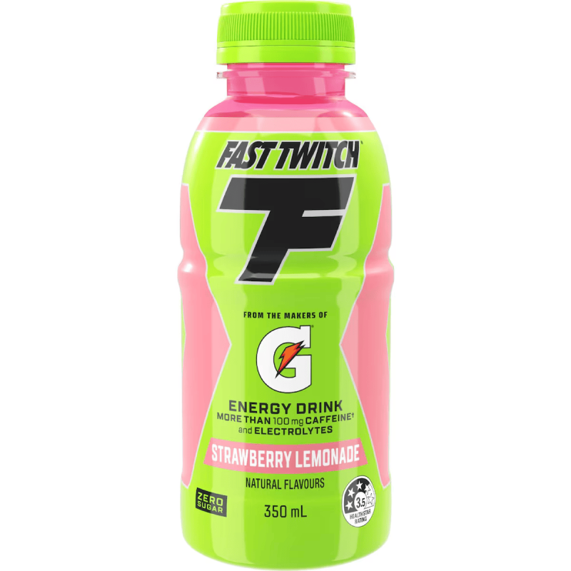 Gatorade Fast Twitch Energy Drink Strawberry Lemonade 350ml