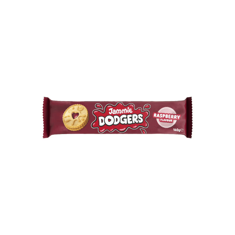 Jammie Dodgers Really Fruity Raspberry Jam Biscuits 140g