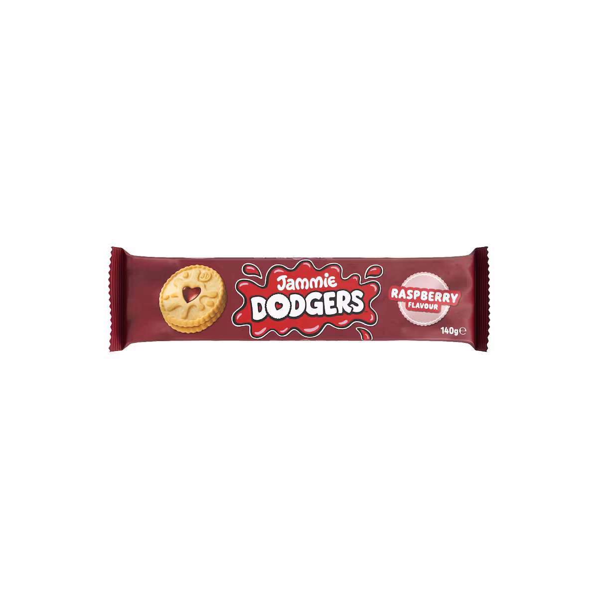 Jammie Dodgers Really Fruity Raspberry Jam Biscuits 140g