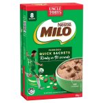 Nestlé Milo Porridge Quick Oats Sachets 8 Pack