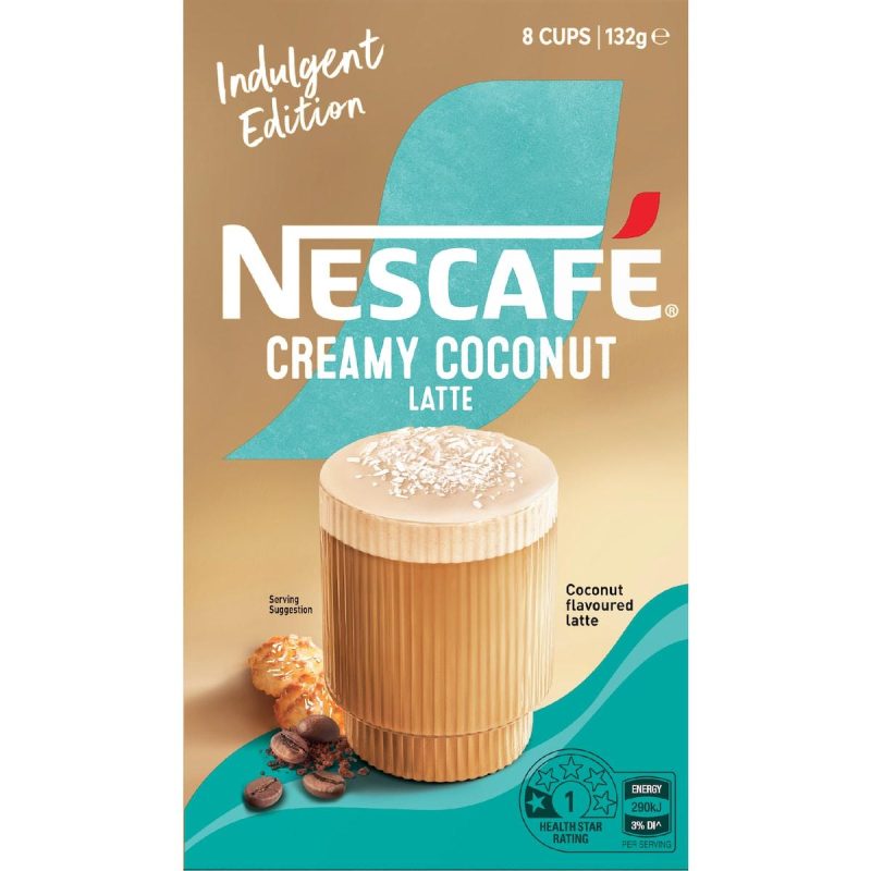 Nescafe Creamy Coconut Latte Coffee Sachets 10 pack