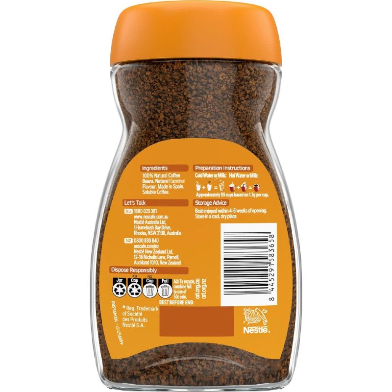 Nescafe Rich Caramel Flavoured Instant Coffee 95g