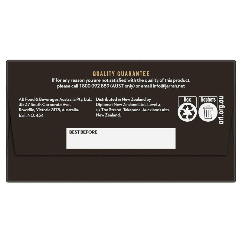 Jarrah Cafe Latte Coffee Drink Sachets 8 Pack