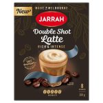 Jarrah Double Shot Latte Coffee Drink Sachets 8 Pack