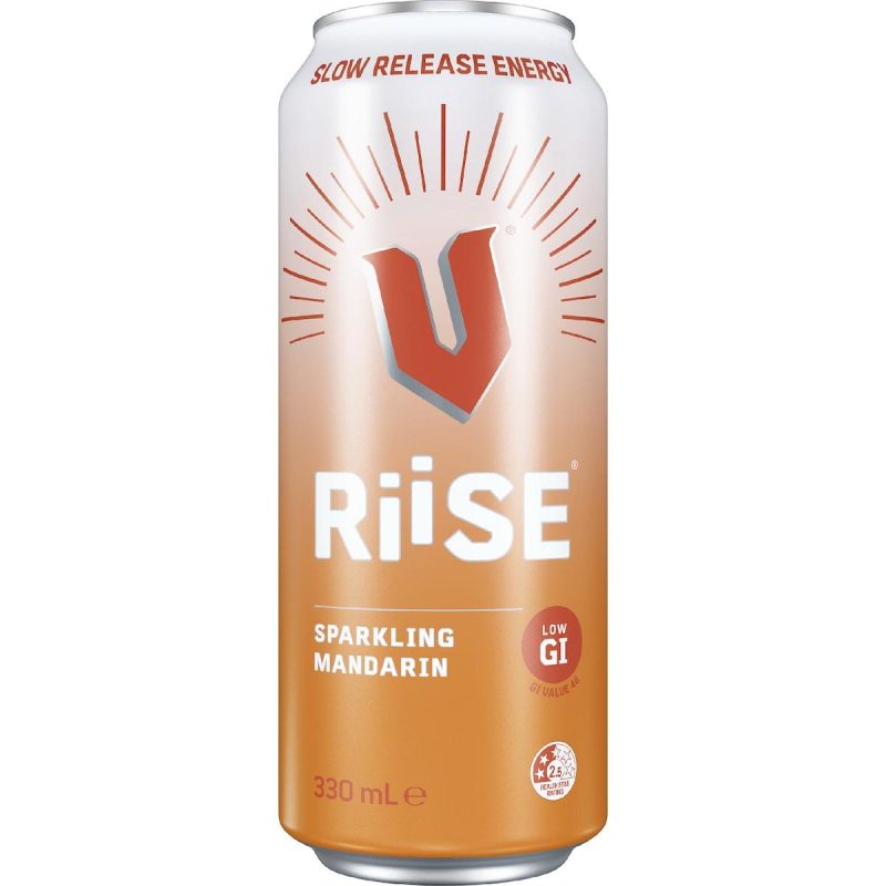 V Energy Rise Sparkling Mandarin Drink Can 330ml X 2 Cans